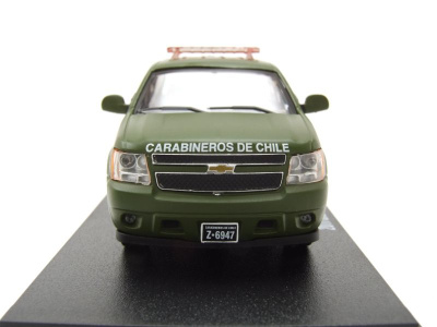 Chevrolet Tahoe 2011 grün Police Carabineros de Chile GOPE Modellauto 1:43 Greenlight Collectibles