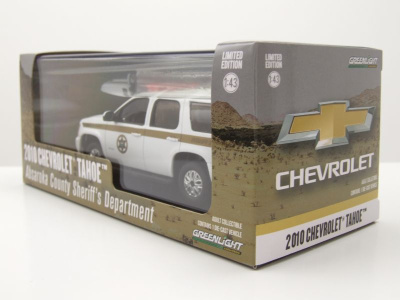 Chevrolet Tahoe 2010 weiß Absaroka County Sheriff Modellauto 1:43 Greenlight Collectibles