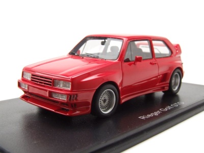 VW Golf 1 Rieger GTO rot Modellauto 1:43 Neo Scale Models