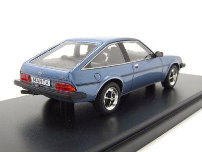 Opel Manta B CC 1980 blau metallic Modellauto 1:43 Neo...