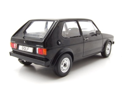 VW Golf 1 GTI 1976 schwarz Modellauto 1:24 Whitebox