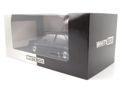VW Golf 1 GTI 1976 schwarz Modellauto 1:24 Whitebox