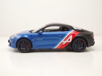 Alpine Renault A110 S Sidetrack #14 2021 blau schwarz Modellauto 1:18 Norev