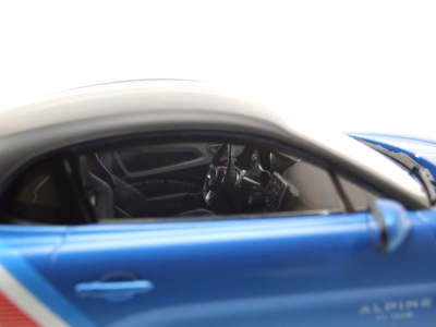 Alpine Renault A110 S Sidetrack #14 2021 blau schwarz Modellauto 1:18 Norev