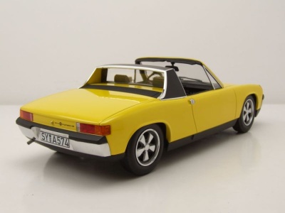 VW Porsche 914-6 1973 gelb Modellauto 1:18 Norev