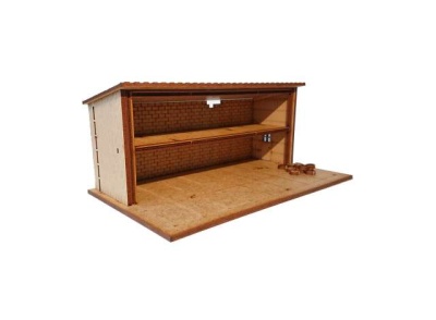 Diorama Tokyo Storage Scheune Garage für 1:64 Modellautos Sjo-cal