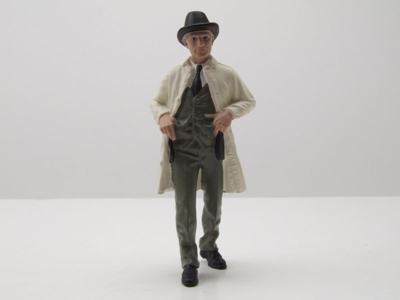 Figur Race Day 2 Serie 2 Mann mit Hut und Mantel für 1:18 Modelle American Diorama