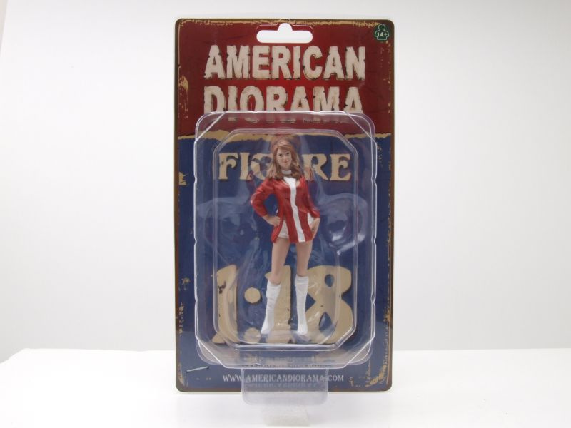 Figur Race Day 6 Serie 2 für 1:18 Modelle American Diorama