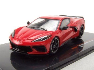 Chevrolet Corvette C8 2020 rot Modellauto 1:43 ixo models