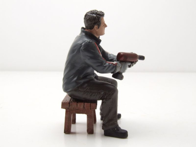 Figur Chop Shop Mr. Lugnut für 1:18 Modelle American Diorama