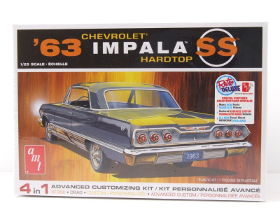 Chevrolet Impala SS 1963 Kunststoffbausatz Modellauto...