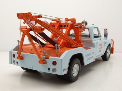 Chevrolet C-30 Dually Wrecker 1969 Gulf Oil Welding Tire Collision Abschlepper Modellauto 1:18 Greenlight Collectibles