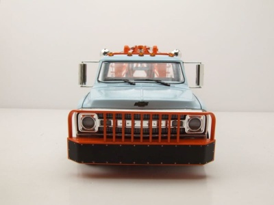 Chevrolet C-30 Dually Wrecker 1969 Gulf Oil Welding Tire Collision Abschlepper Modellauto 1:18 Greenlight Collectibles