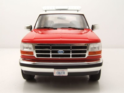 Ford Bronco 1996 FDNY Fire Department New York City rot weiß Modellauto 1:18 Greenlight Collectibles