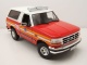 Ford Bronco 1996 FDNY Fire Department New York City rot weiß Modellauto 1:18 Greenlight Collectibles