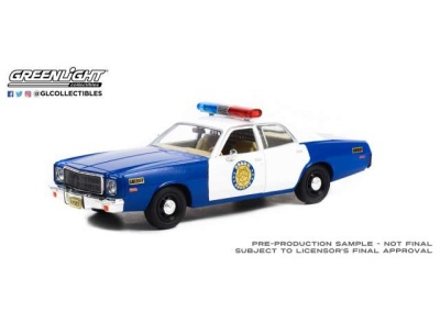 Plymouth Fury 1975 blau weiß Osage County Sheriff...