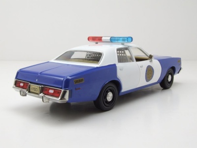 Plymouth Fury 1975 blau weiß Osage County Sheriff...