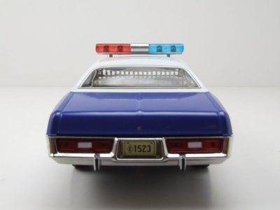 Plymouth Fury 1975 blau weiß Osage County Sheriff Modellauto 1:24 Greenlight Collectibles