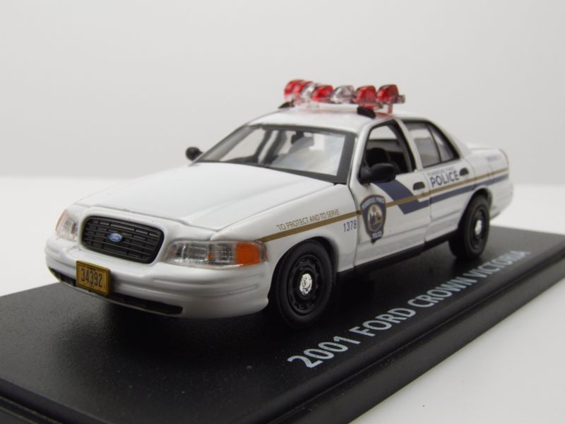 Ford Crown Victoria 2001 Police Interceptor Pembroke Pines Dexter Modellauto 1:43 Greenlight Collectibles