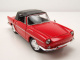 Renault Caravelle Cabrio Softtop geschlossen 1959 rot Modellauto 1:24 Welly