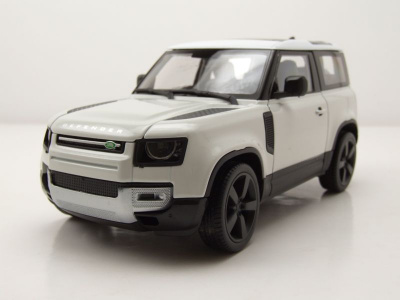 Land Rover Defender 2020 creme weiß Modellauto 1:24 Welly