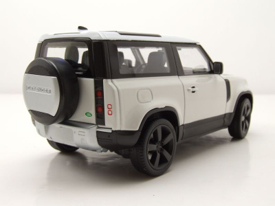 Land Rover Defender 2020 creme weiß Modellauto 1:24...