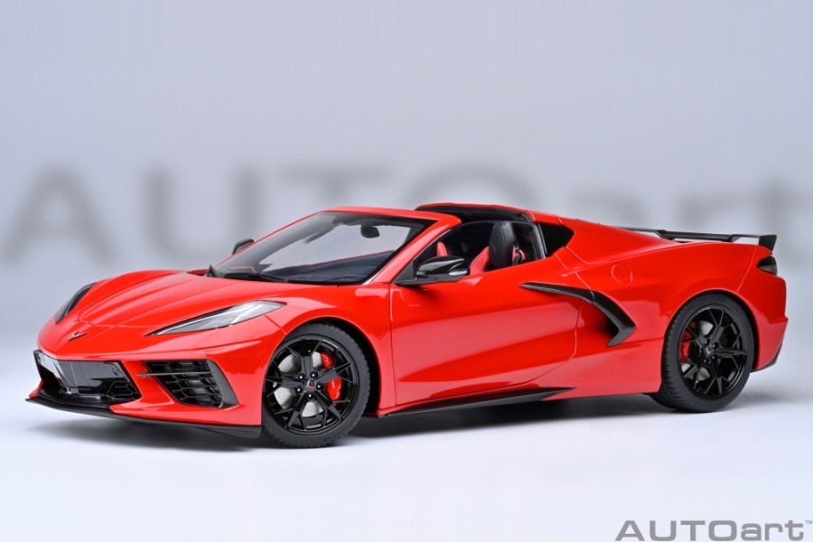Chevrolet Corvette C8 Stingray Z51 2020 torch rot Modellauto 1:18 Autoart