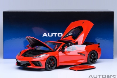 Chevrolet Corvette C8 Stingray Z51 2020 torch rot Modellauto 1:18 Autoart