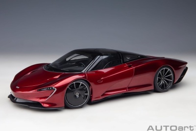 McLaren Speedtail 2020 volcano rot Modellauto 1:18 Autoart