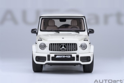 Mercedes AMG G63 2019 designo brilliant weiß metallic Modellauto 1:18 Autoart