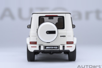 Mercedes AMG G63 2019 designo brilliant weiß metallic Modellauto 1:18 Autoart