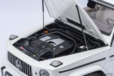 Mercedes AMG G63 2019 designo brilliant weiß metallic Modellauto 1:18 Autoart