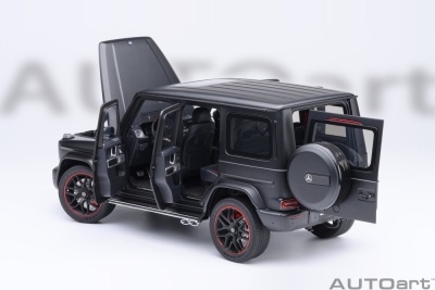 Mercedes AMG G63 2019 designo night schwarz Modellauto 1:18 Autoart