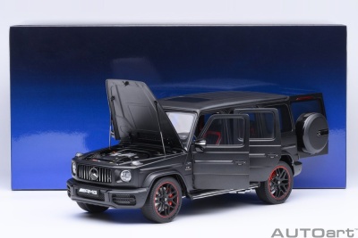 Mercedes AMG G63 2019 designo night schwarz Modellauto 1:18 Autoart