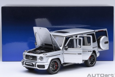 Mercedes AMG G63 2019 iridium silber Modellauto 1:18 Autoart