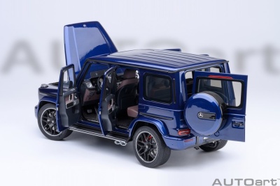 Mercedes AMG G63 2019 brilliant blau metallic Modellauto 1:18 Autoart