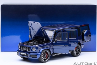 Mercedes AMG G63 2019 brilliant blau metallic Modellauto 1:18 Autoart