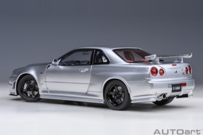 Nissan Skyline GT-R R34 Z-Tune 2005 silber Modellauto 1:18 Autoart