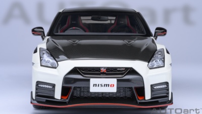 Nissan GT-R R35 Nismo Special Edition 2022 brilliant weiß metallic Modellauto 1:18 Autoart