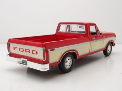 Ford F-150 Custom Pick Up 1979 rot weiß Modellauto 1:24 Motormax