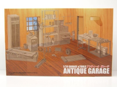 Antique Garage für 1:24 Modelle Fujimi