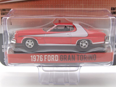 Ford Gran Torino 1976 rot weiß Starsky & Hutch Modellauto 1:64 Greenlight Collectibles