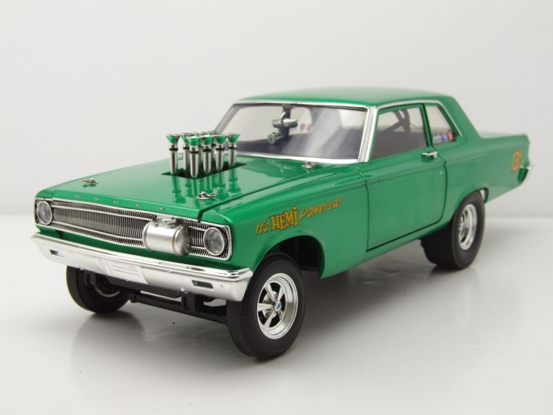Modellauto Dodge Coronet AWB HEMI 1965 grün 1:18 Acme bei