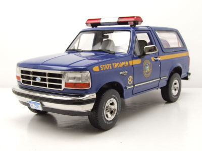 Ford Bronco XLT 1996 New York State Police blau...