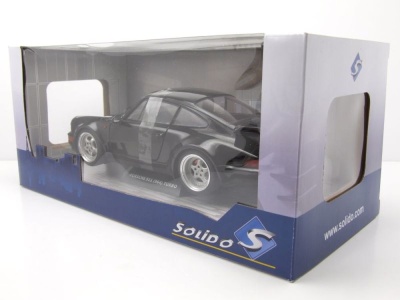 Porsche 911 (964) Turbo 3.6 1993 schwarz Modellauto 1:18 Solido