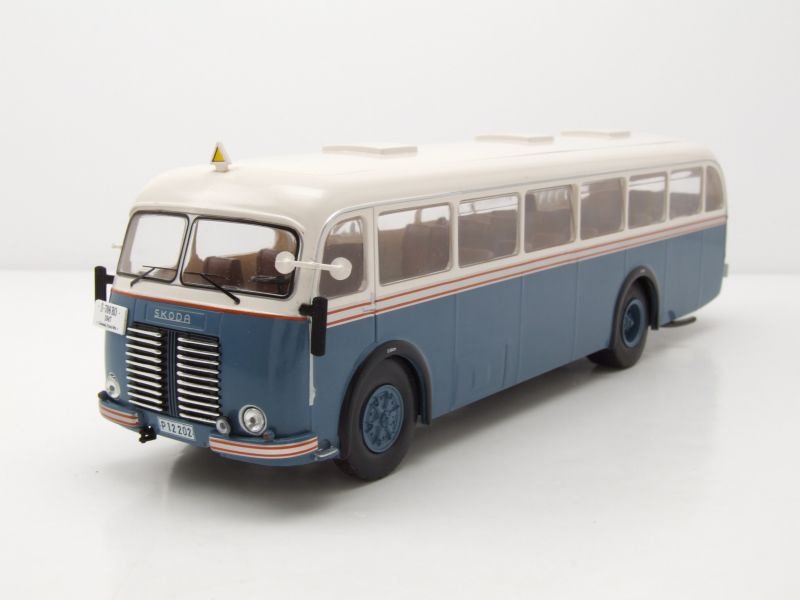 Skoda 706 RO Bus grau weiß Modellauto 1:43 ixo models