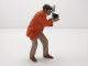 Figur Race Day 3 Serie 1 Fotograf orangene Jacke für 1:18 Modelle American Diorama