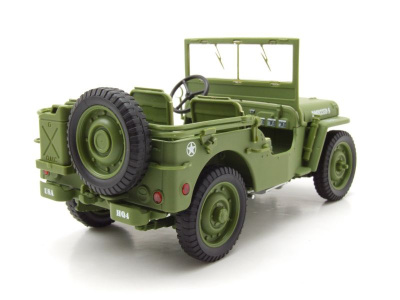 Willys Jeep US Army Militär 1944 olivgrün Modellauto 1:18 American Diorama