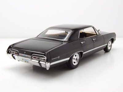 Chevrolet Impala Sport Sedan 1967 schwarz Modellauto 1:24...