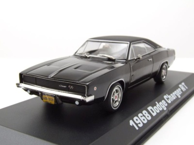 Dodge Charger R/T 1968 schwarz John Wick Modellauto 1:43...